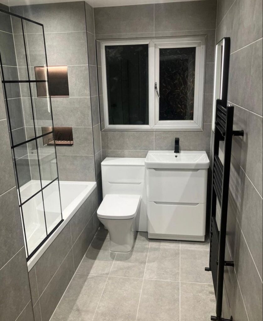 Modern Grey Bathroom Suite